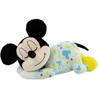 Clementoni® Plüschfigur Disney Baby, Schlafender Baby Mickey, mit Licht und Sound, Made in Europe