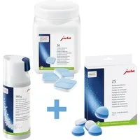 JURA Starter Pack Kaffeevollautomaten-Reinigungsset (1-St. 25 Reinigungstab. + 36 Entkalkungstab. + 180g Milchsystemreiniger Spar-Set)