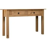 vidaXL Beistelltisch Konsolentisch 110x40x72 cm Kiefernholz Panama (1-St)