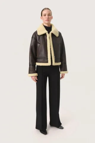 Jacke Gerade Passform Blac