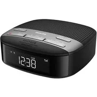 Philips TAR 3505/12 Uhrenradio (Digitalradio (DAB), FM-Tuner, 1 W, Radiowecker, DAB+/UKW, doppelter Alarm, Autom. Zeitsynchronisierung)