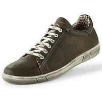 Maddox Herren Trachten Leder Schuhe "Siegfried" - Nappato Bernstein Sneaker