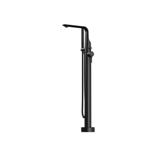 Steinberg Serie 290 Freistehende Wanne/Brause -Armatur, Schwarz matt 290 1162 S