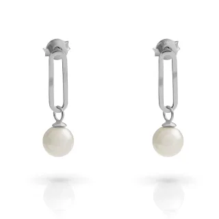 Orphelia 'Grand' Damen 925 Sterling Silber Ohrhänger - Silber ZO-7558