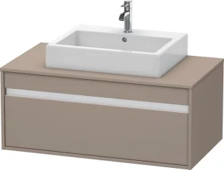 Duravit Ketho Konsolenwaschtischunterbau wandhängend Basalt Matt 1000x550x426 mm - KT669504343 KT669504343