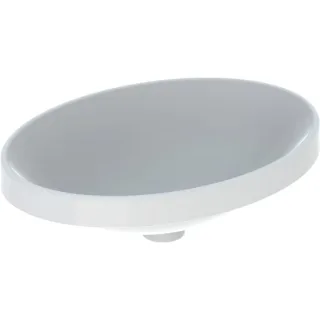 Geberit VariForm Einbauwaschtisch, oval 55x40cm, ohne Hahnloch, ohne Überlauf, 500719012 500719012