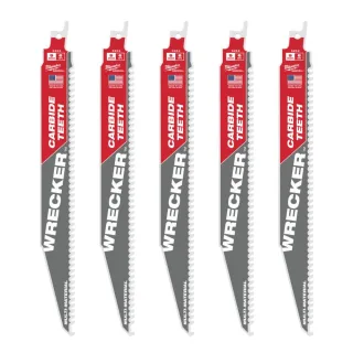 Milwaukee Säbelsägeblatt THE WRECKER HM-bestückt 6TPI 5er Pack - 48475542