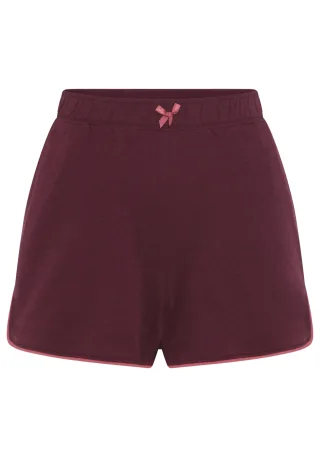 LASCANA - LASCANA LAS Shorts bordeaux - Gr. - 38