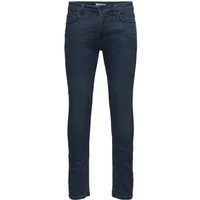 ONLY & SONS Slim-fit-Jeans Slim Fit Jeans Basic Denim Pants ONSLOOM Stoned Washed (1-tlg) ONSLOOM JOG LIFE DK BLUE PK 0431 NOOS