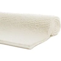 liebling Badematte, Fußbodenheizung geeignet, Polyester, rechteckig, Antirutsch-Beschichtung, sehr Saugfähig, Größe: 50x70 cm, natur