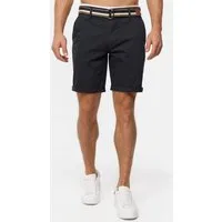 Indicode Chinoshorts Herren INCunning Chino Shorts Herrenshorts aus elastischer Baumwoll-Qualität, inkl. Gürtel