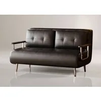 oleyluckidea Schlafsofa modernes schlafcouch Sofa mit Schlaffunktion und Metallfüßen, Zum Bett umwandelbar