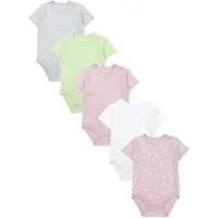 TupTam Kurzarmwickelbody TupTam Unisex Baby Kurzarm Wickelbody 5er Pack
