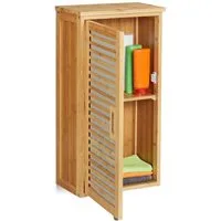 relaxdays Hängeschrank Bad Hängeschrank Bambus