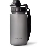 MAMEIDO Trinkflasche, mit 2-in-1 Deckel, Zeitmarkierung, Handschlaufe in 0,5l, 1l, 1,5l & 2l