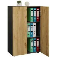 VCM Aktenschrank Lona XL DT 70x111x38cm (1-St) mit 3 Fächern, Büromöbel