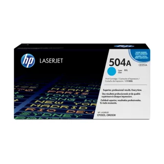 Original CE251A HP 504A CLJ Cartridge cyan ST