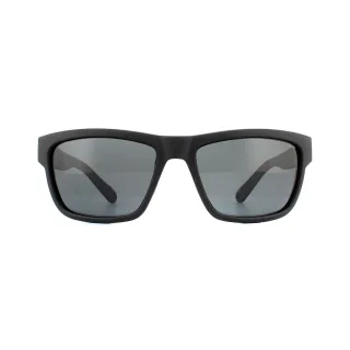 Polaroid Sport Wrap Mens Schwarz Grau Polarisierte Sonnenbrille