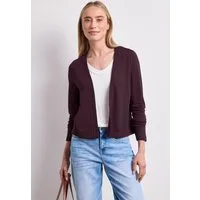 STREET ONE Shirtjacke Style Suse 3/4-Arm Jacke in offener Passform - aus Viskose und mit Stretch