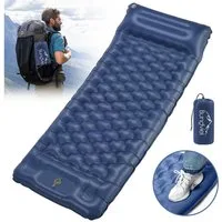 Bundviel Isomatte Isomatte Ultraleicht 8cm dick,faltbar Luftmatratze aufblasbare