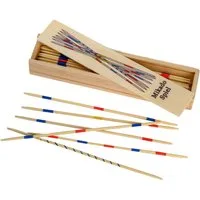 Philos Spiel Mikado Standard Geschicklichkeitsspiel Holzbox Philos