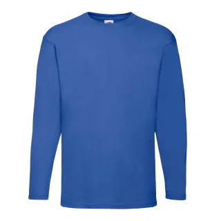 Fruit of the Loom - "Valueweight" T-Shirt für Herren/Damen Unisex Langärmlig (Königsblau)