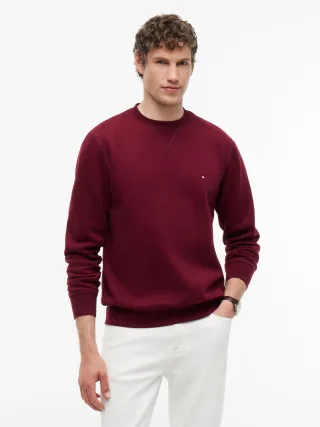 ESS SEASONAL FLEECE CREWNECK Burgundy - Gr. - M