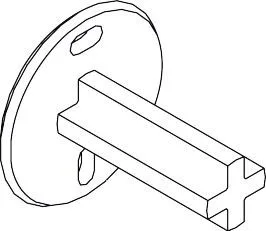 Hansgrohe Hakenbefestigung Logo , 97539000 97539000