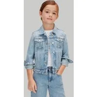 Calvin Klein Jeans Jeansjacke DENIM WASH Regular fit für Kinder mit Taschen