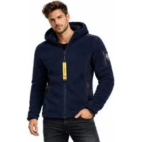 Geographical Norway Fleecejacke Herren Übergangs jacke Teddy Fleece Jacke Outdoor MIX Stoff Frühling