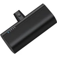 BlueStar Powerbank 5000 mAh mit integriertem iPhone-Anschluss 2.1A in Schwarz Powerbank