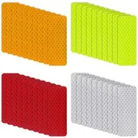FOUORTUNATE-BEE Reflektorband 40er Reflektierende Aufkleber Wasserdichte Reflexsticker Set, (40 St), Für Fahrrad Helm Motorrad Rucksack Roller Reflex Klebeband Set
