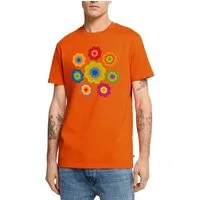 Spreadshirt T-Shirt 70er Jahre Hippie Flower Power Kostüm Blumen Fasching Männer Premium T (1-tlg)