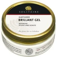 Solitaire Brilliant Gel - Pflegt und nährt hochwertige Glattleder intensiv Schuhcreme