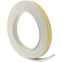 varivendo Dichtungsband Dichtungsband E-Profil weiß 2x3m, (Rolle, 1-St., Gummidichtung), abdichtungsband luftdicht fensterdicht türdicht scheibendichtung