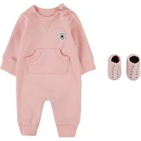 Converse Strampler LIL CHUCK COVERALL W/ SOCK BOOTIE S (Set, 2-tlg) 2-teiliges Set, mit passenden Babyschuhen im Converse-Stil