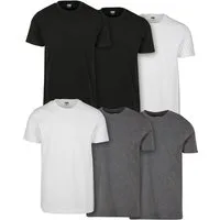 URBAN CLASSICS T-Shirt Urban Classics Herren Basic Tee 6-Pack (1-tlg)