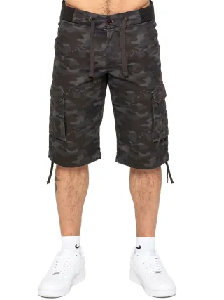 Enzo | Herren Cargo Combat Camo Shorts
