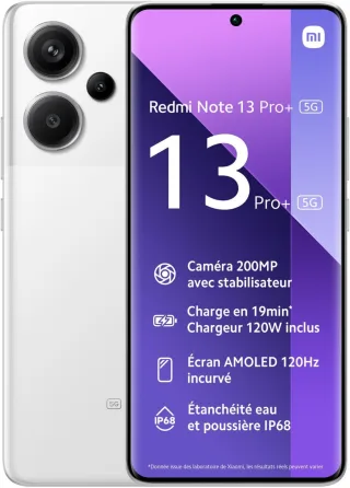 Xiaomi Redmi Note 13 Pro+ 5G 12/512GB [Dual-Sim] moonlight white