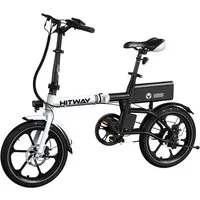 HITWAY E-Bike Faltrad 20 zoll Elektrofahrrad E-Faltrad BK35S, 7 Gang Shimano shimano Schaltwerk, Kettenschaltung, 250W Heckmotor, 324 Wh, APP, Max. 25km/h E-Citybike, Pedelec mit Schloss, Pumpe