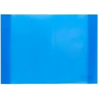 Idena Spiel Idena Heftschoner Kunststoff transparent blau DIN A4 - Schutz für Heft