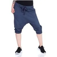 CLEO STYLE Jogginghose Bermuda 107 Dunkelblau