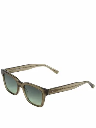 Mey & Edlich Herren Panto-Sonnenbrille Grün Acetat-Rahmen (handgefertigt)