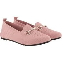 Ulla Popken Strick-Ballerinas Zierspange Wechselfußbett Ballerina