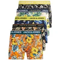 Jack & Jones Boxershorts Jacvel (5-St., 5er Pack) gute Passform durch elastische Baumwollqualität