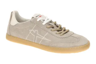 Tamaris 1-23609-46 341 Damen Retro Sneaker grau taupe bequem gepolstert