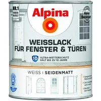 Alpina Weißlack Alpina Weißlack für Fenster & Türen 2 L weiß