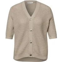 STREET ONE Strickjacke v-neck cardigan structure