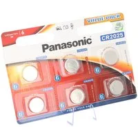 VARTA Panasonic Lithium CR2025 Knopfzelle 6er Blister Knopfzelle