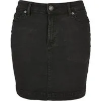 URBAN CLASSICS Jerseyrock Urban Classics Damen Ladies Organic Stretch Denim Mini Skirt (1-tlg)